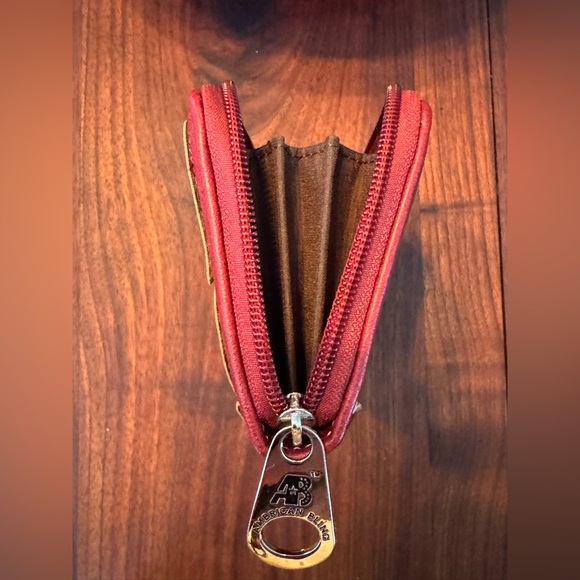 American Bling deep red western cowgirl bundle full zip wallet - Picture 8 of 9